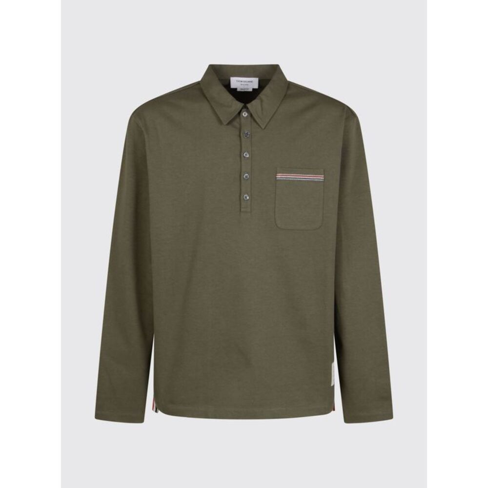 Thom Browne Polo Shirt Men Green